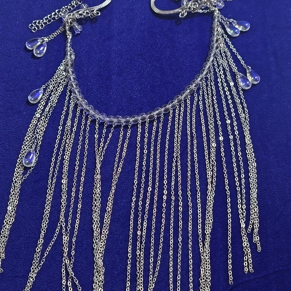 Face Veil with Tassel Jewelry